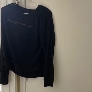 Secret Treasures Black Long Sleeve Tee
